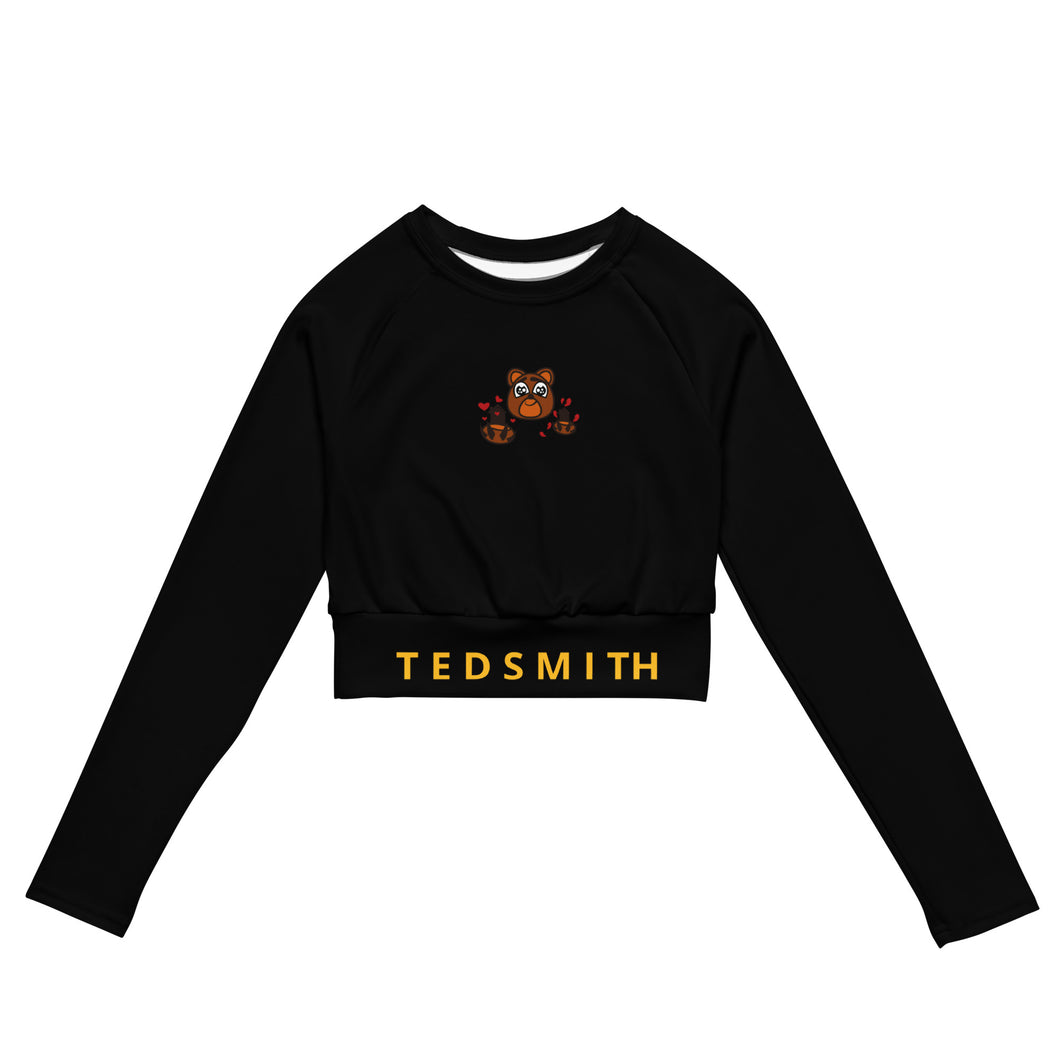 TED SMITH long-sleeve crop top