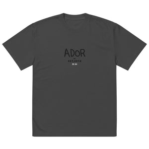 Black Out Ador NYC Oversized faded t-shirt