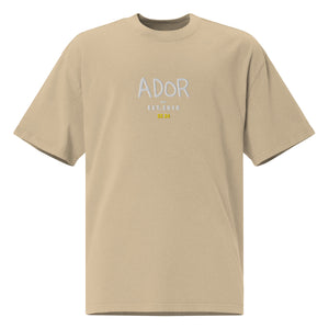 Khaki Ador NYC Oversized faded t-shirt